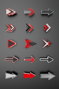 3D model collection logo business trademark game interior texture