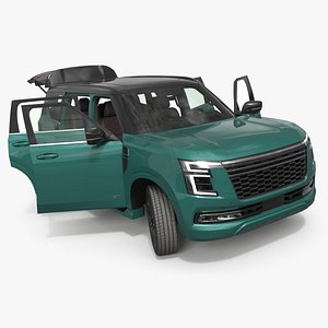 Urban Seven-Seater SUV with Panoramic Roof Green Rigged