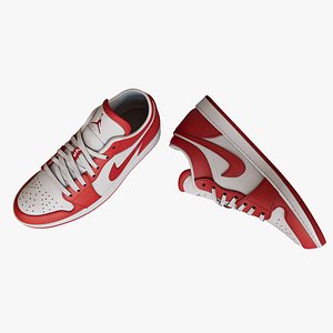 Shoes GymRedWhite Jodan Low