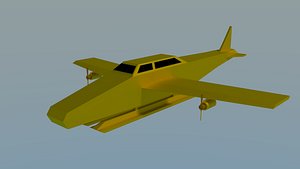double seaplane 3d 3ds