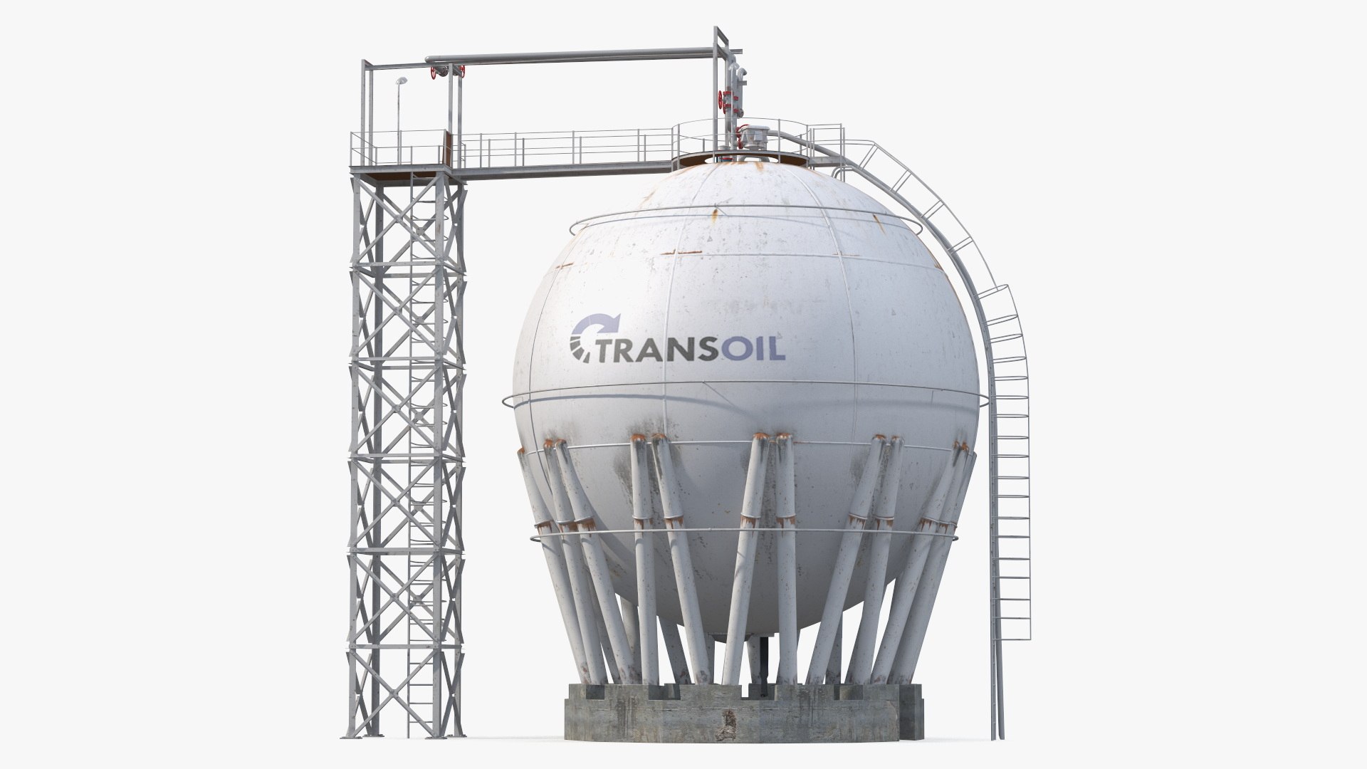 Crude Oil Storage Tank(1) 3D model preview