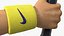 3D Man Hand with Nike Swoosh Wristband Holds Tennis Racquet Rigged