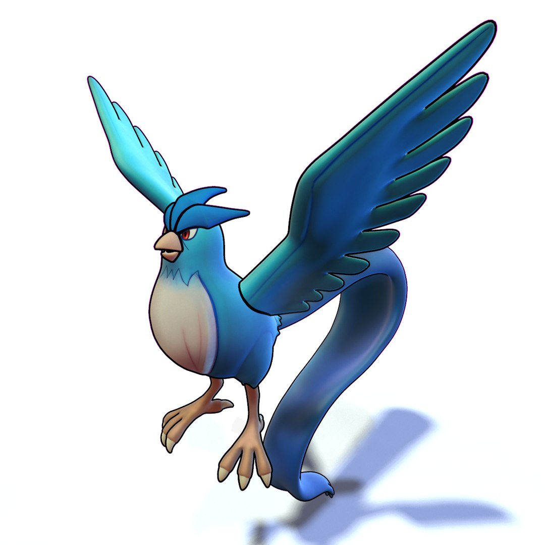 pokemon articuno 3D model 3D printable