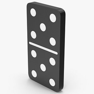 3D Domino 5x5 Black model