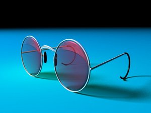 3d john lennons glasses
