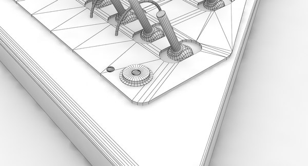 Right triangular panels board 3D model - TurboSquid 1362204