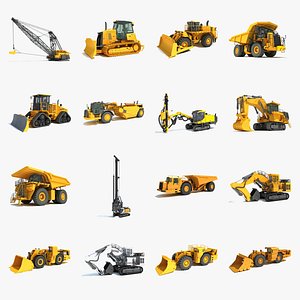 Mining Equipment Pack – Professional Surface Mining Machinery Collection