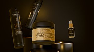 3D Cosmetic collection model