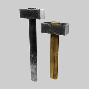 Sledgehammer & hammer