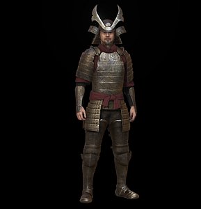 3D model Samurai