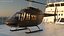 Bell 206 JetRanger Helicopter Italian Army Green 3D