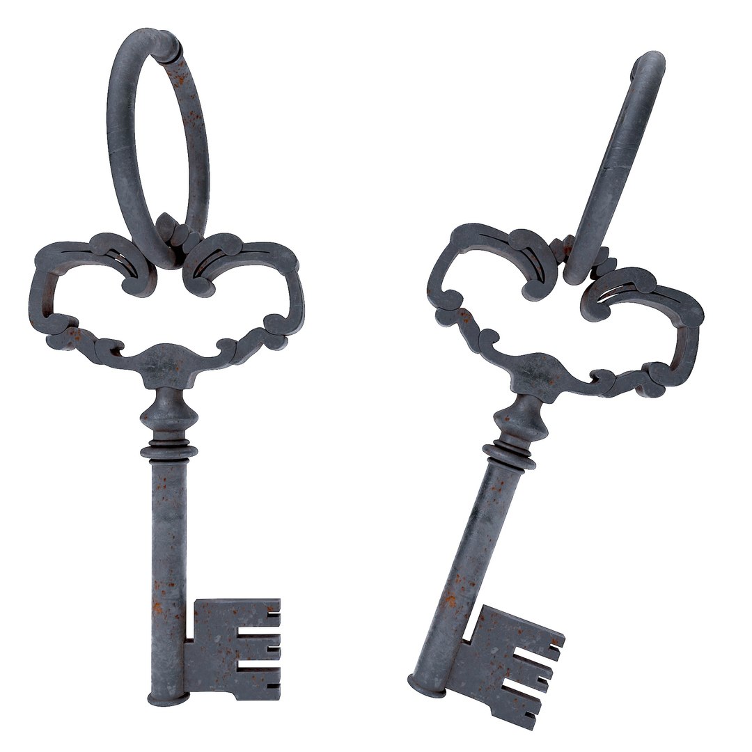 Antique Key Model - TurboSquid 1982757