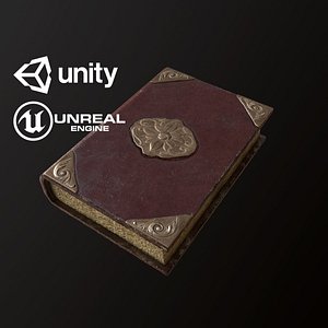 3D pbr ready ornate book