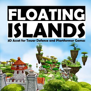 3d islands plants environment