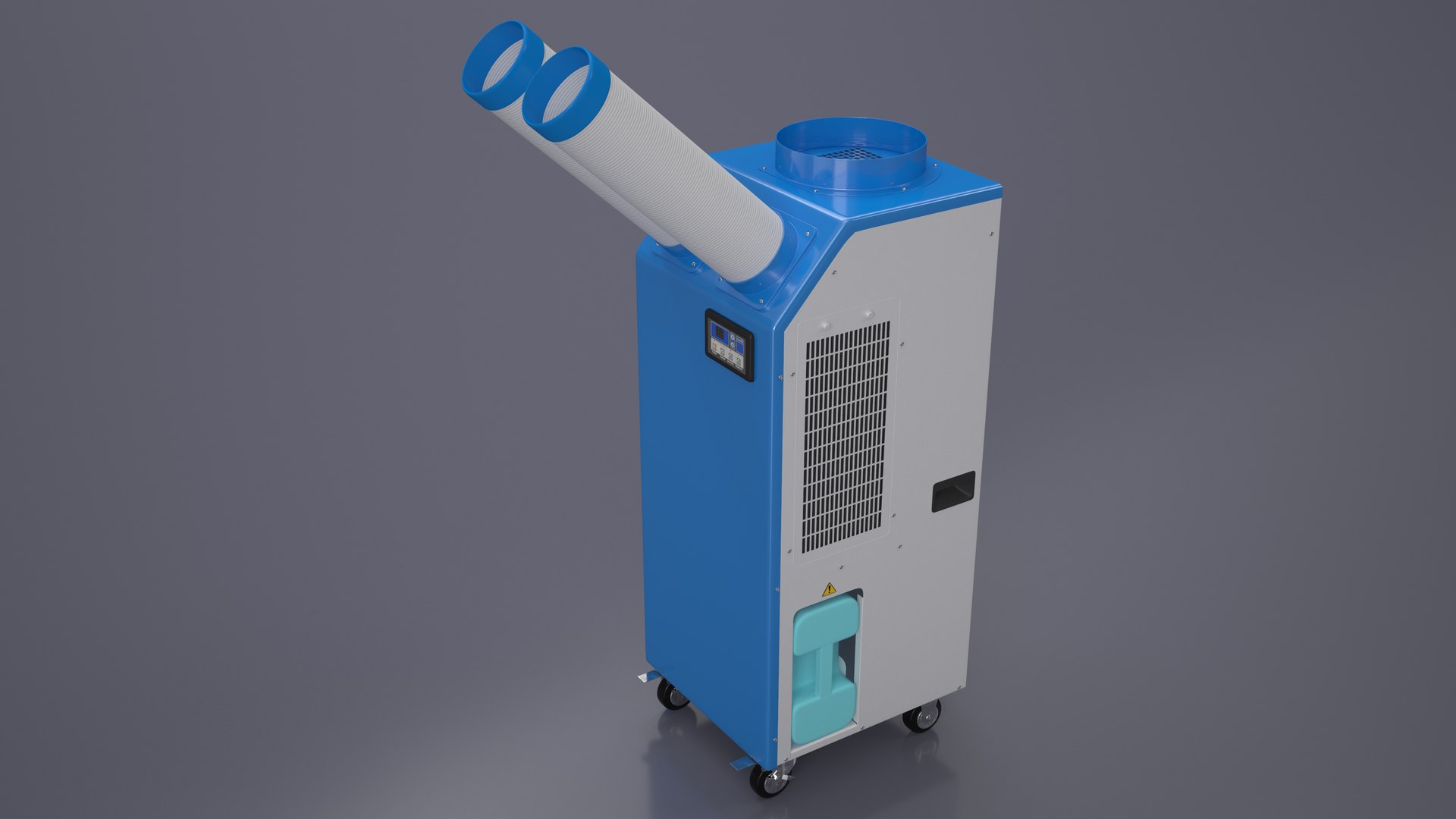 3D model Split Air Conditioner Portable Industrial Mac 45 https://p.turbosquid.com/ts-thumb/iJ/nbDZ25/MD/splitairconditionerportableindustrialmac45c4dmodel003/jpg/1665405375/1920x1080/fit_q87/3163bdc21b4b84e446b31d8d708cab6fab2338b9/splitairconditionerportableindustrialmac45c4dmodel003.jpg