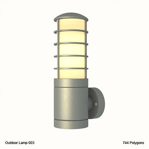 outdoor lighting fixture obj