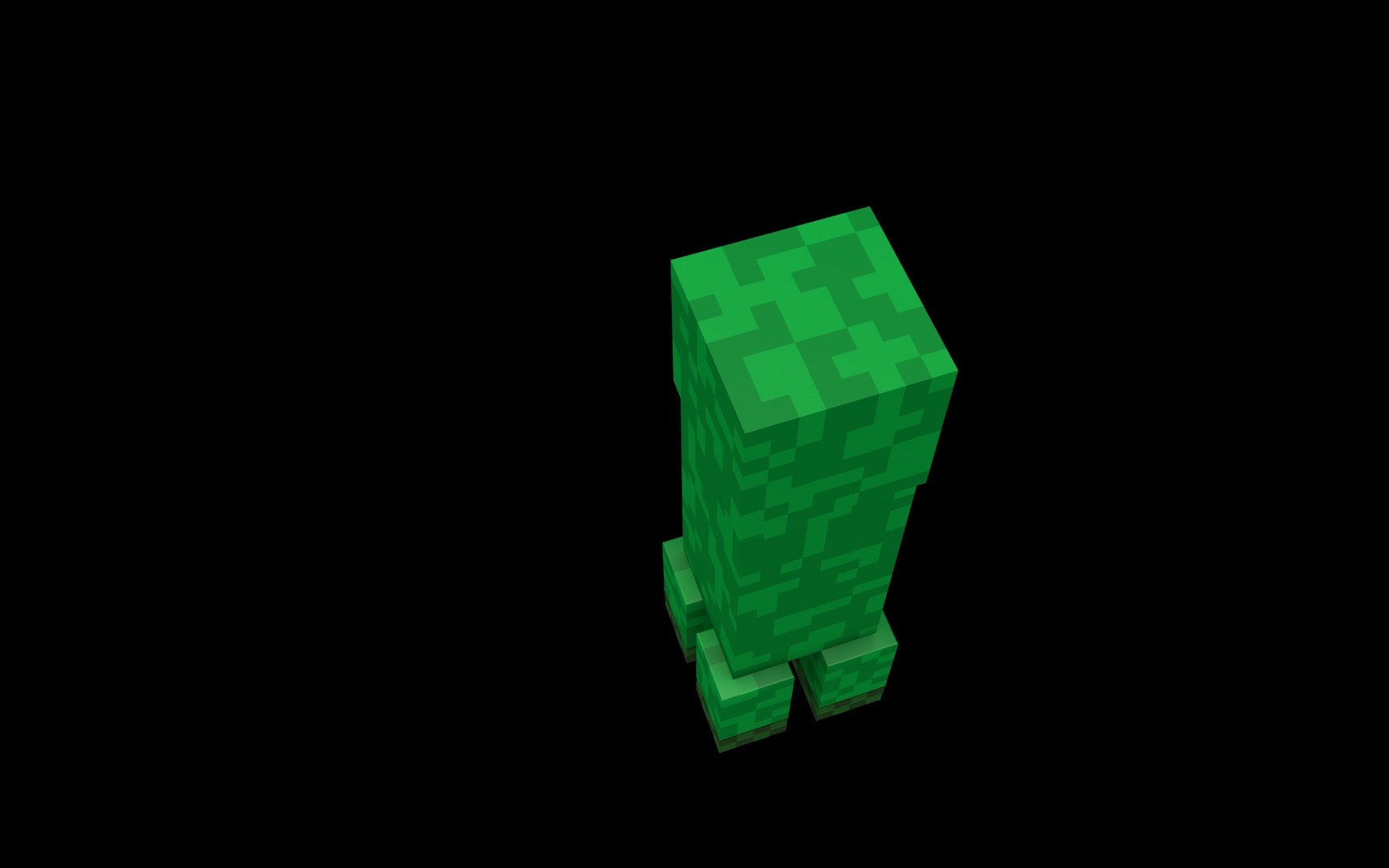3D Minecraft Creeper - TurboSquid 1863271