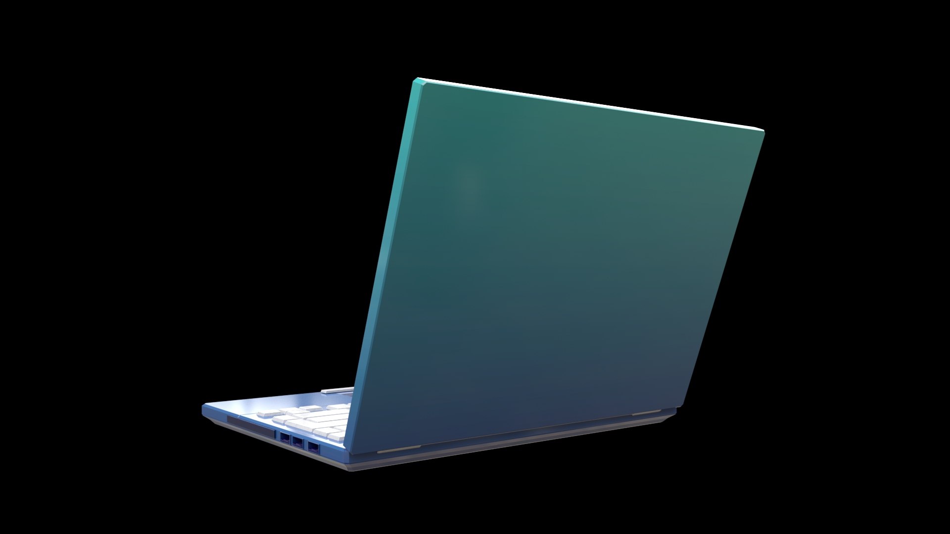 Stylish Cartoon Labtop Model - TurboSquid 2390752