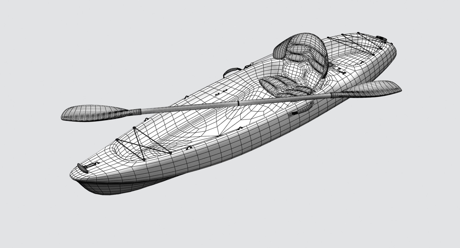 Kayak 3D Model TurboSquid 1316267