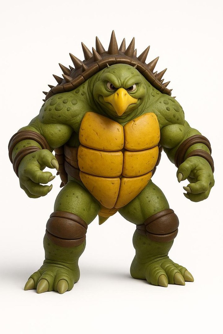 Turtle Warrior 3D Model - Armored Reptile Fighter Model - TurboSquid ...