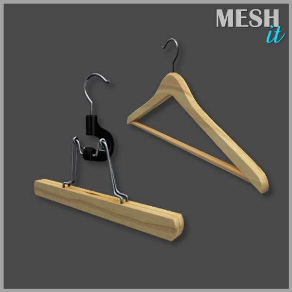 hangers 3d 3ds