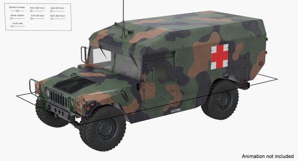 딱딱한 HMMWV 3D 모델 컬렉션 3D 모델 - TurboSquid 1205373