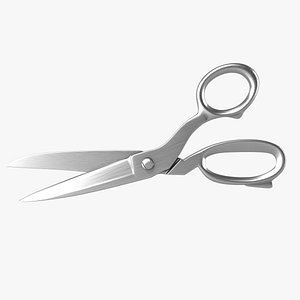 scissors realistic 3d obj