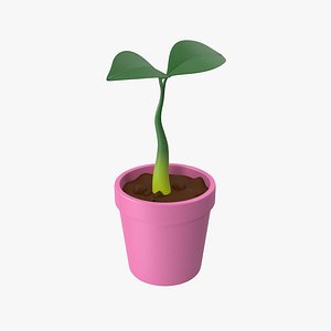 Sprout Cartoon 3D model