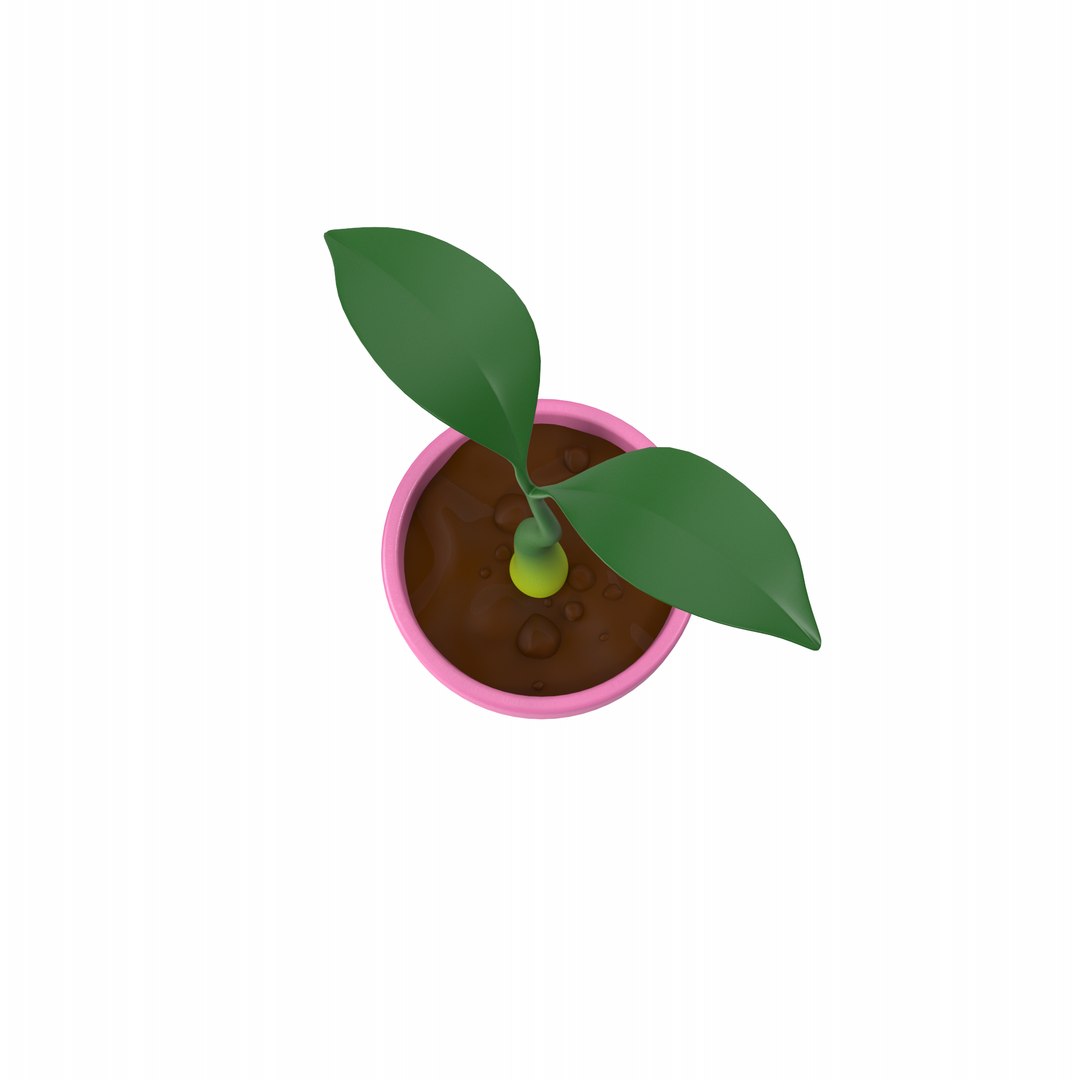 Sprout Cartoon 3D Model - TurboSquid 2267976