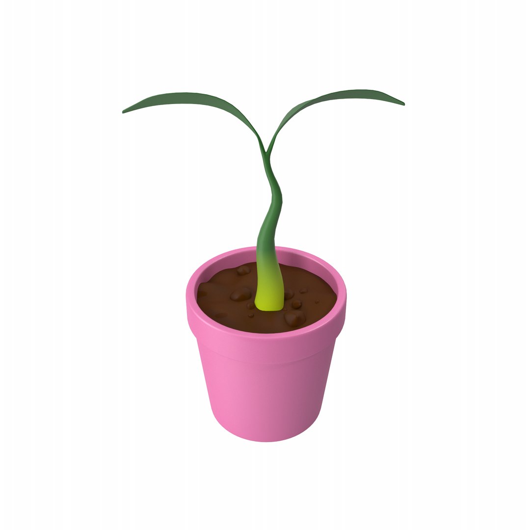 Sprout Cartoon 3D Model - TurboSquid 2267976