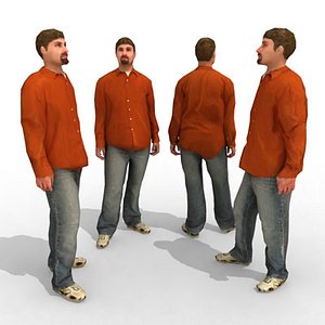 3d Model - Casual Male #4