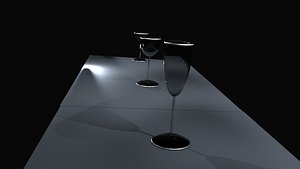 wine glasses model