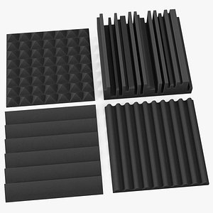 Sound Absorbers Gray Set