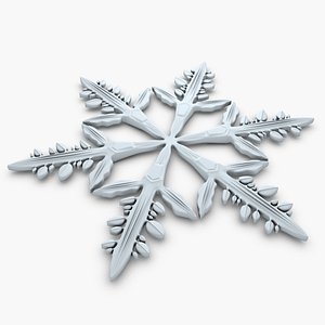 snowflake crystal 3d 3ds