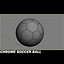 Bola de futebol cromado
