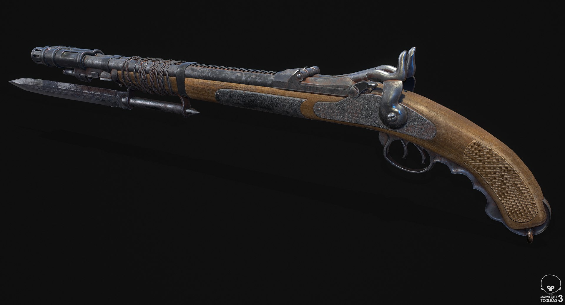sawed-off musket 3D model https://p.turbosquid.com/ts-thumb/iK/BuIQkj/okIVGpXT/screenshot001/png/1547676285/1920x1080/fit_q87/7903524e0a4dc70d8c3fea8902c6a457b8b0c14a/screenshot001.jpg
