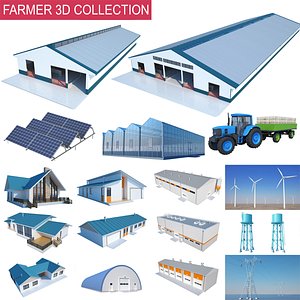 3D Farmer House Collection