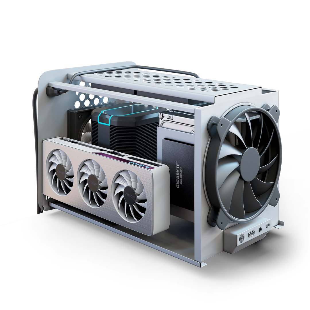 Computer In Jonsbo V8 Case 3D Model - TurboSquid 1916910