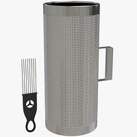 Guiro Instrument With Scraper