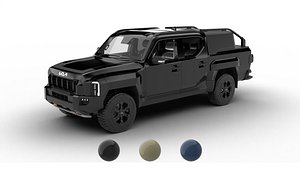 Kia Tasman Customized 2026 3d model