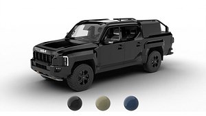 Kia Tasman Customized 2026 3d model