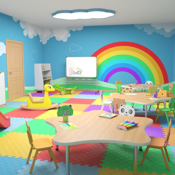 Nursery Classroom 3D Model Interior