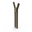 Gold Zipper And Slider