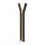 Gold Zipper And Slider