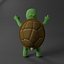 Cartoon Turtle Kid