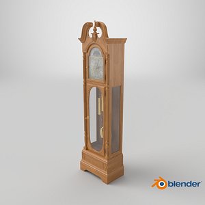 Standing Grandfather Clock Oak model