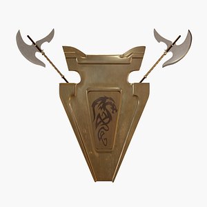 dragon-shield shield armour 3D