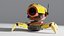 Robot fantascientifico 3d