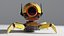 Robot fantascientifico 3d