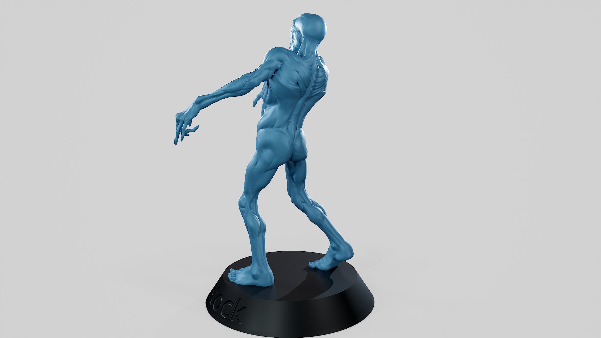 3D Zombie Undead Pose 04 3D Print STL Model - TurboSquid 1969665